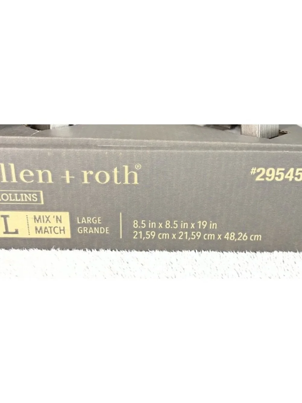 Allen + Roth Hollins 19” 3-Way Metal Table Lamp Base E26 Modern Plug-In LB5017